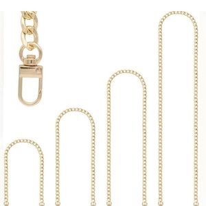 Brand new 4 pack gold non-adjustable chains.